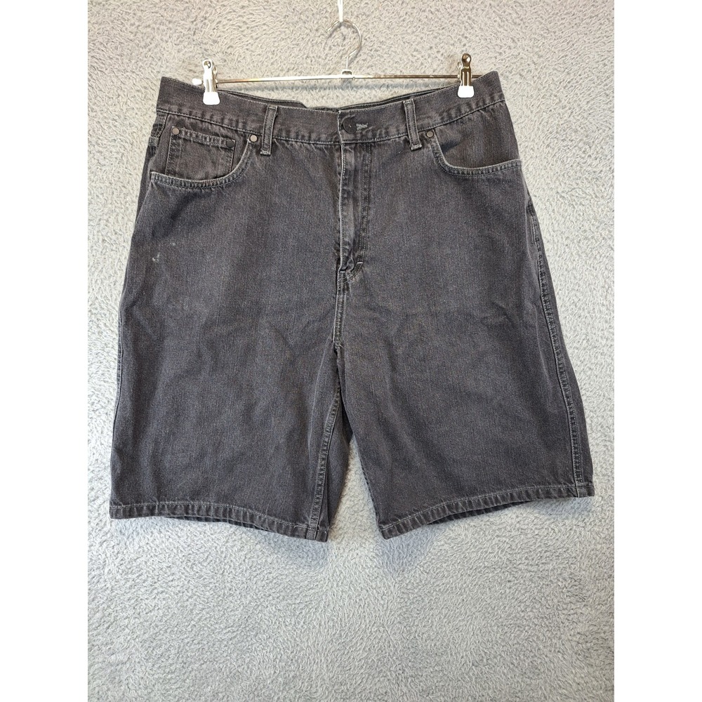 Cor3 Mens Denim Jean Shorts‎ Size 38 (Fits W36) Charcoal 100% Cotton Casual